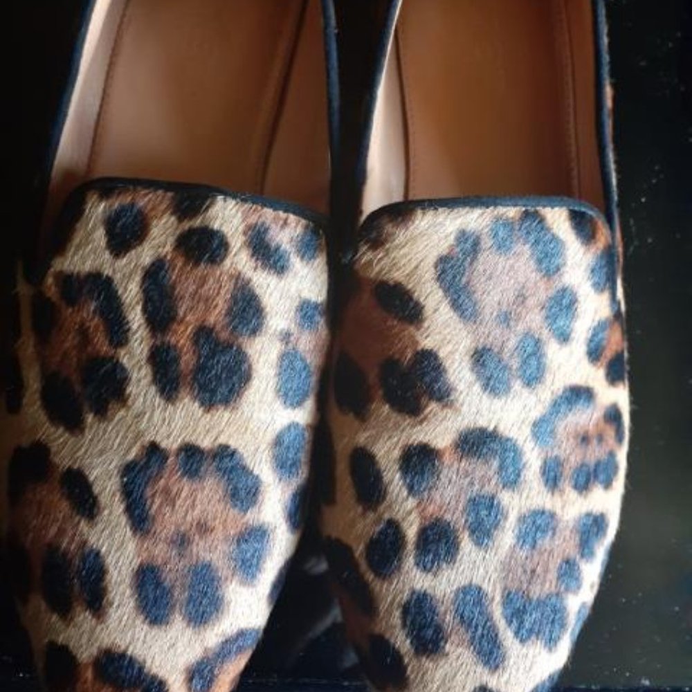 Leopard Print Women's Loafers